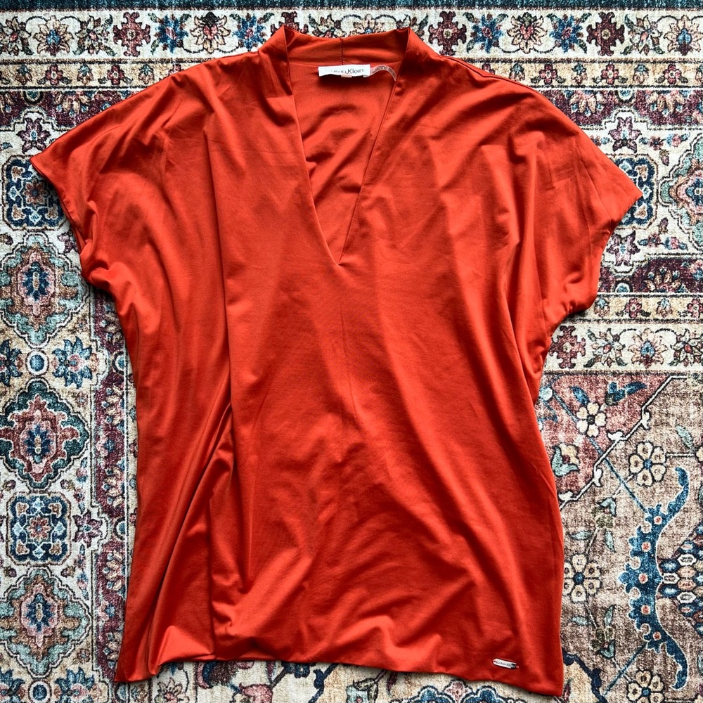 Calvin Klein Orange Blouse